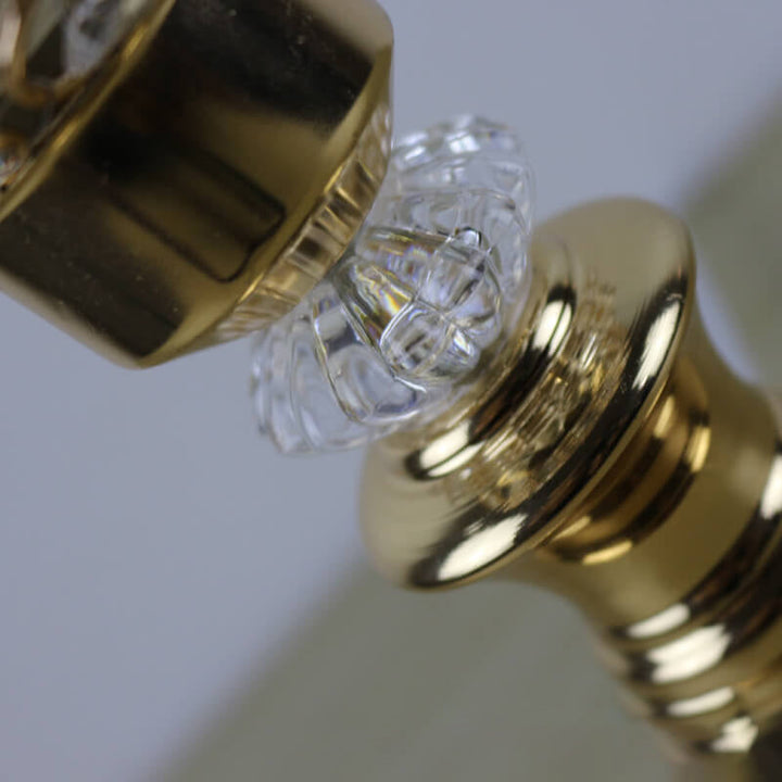 Europeisk lyxig kristallboll 1-lampa konst bordslampa