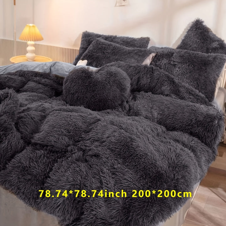 Lyxigt Sammet Duvet Täcke Set för Ultimat Komfort