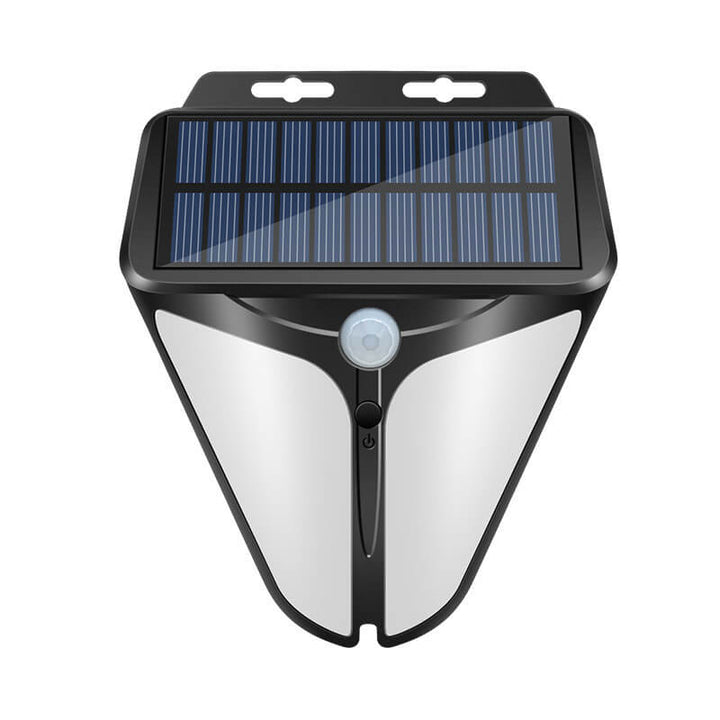 Solenergi Intelligent Triangel Utomhus Vattentät Rörelsesensor Patio LED Vägglampa