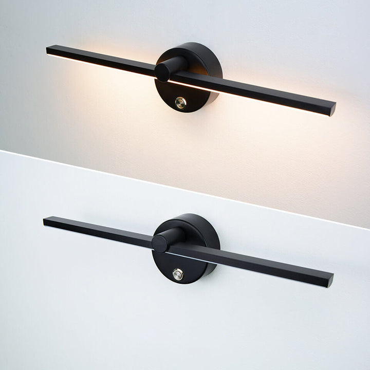 Nordisk Minimalistisk Aluminium Lång Bar Switch LED Spegel Vägglampa