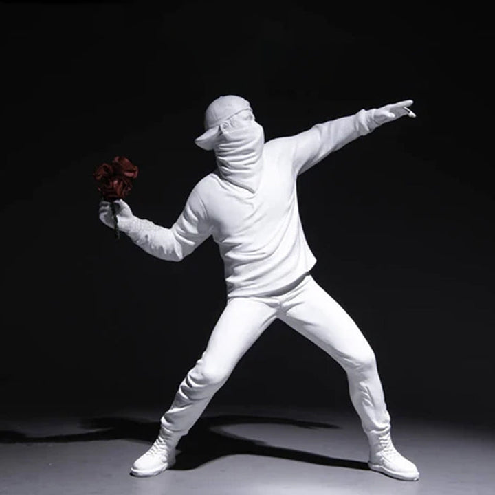 Banksy Blomsterupprorsman Ornament