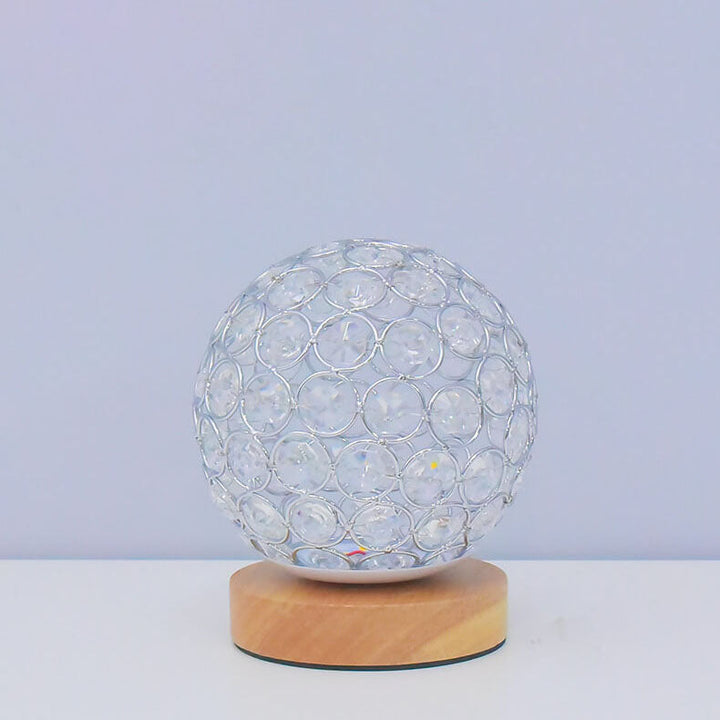 Modern Minimalist Rund USB-laddningsbar LED-bordslampa