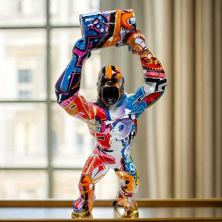 Lyxig Graffiti Donkey Kong Fat Skulptur