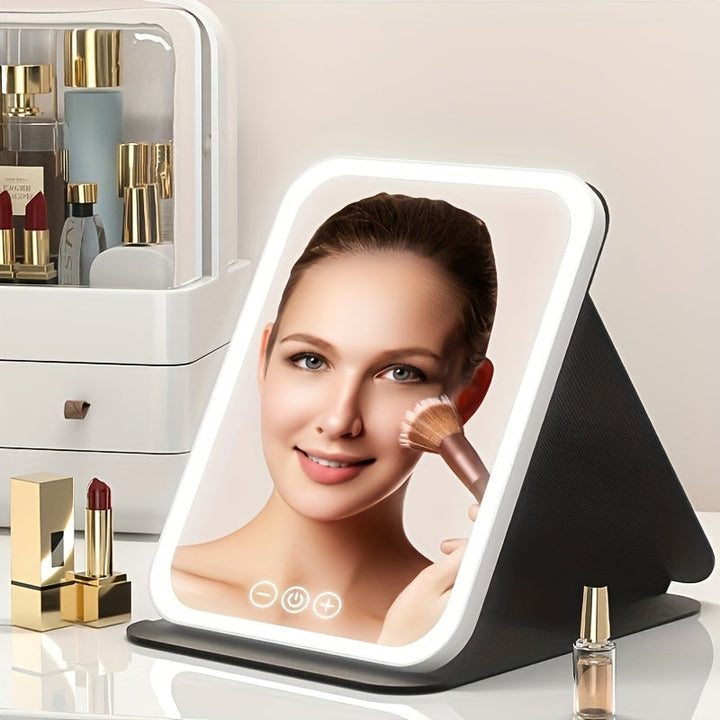 GlowMirror – LED Sminkspegel med USB-laddning