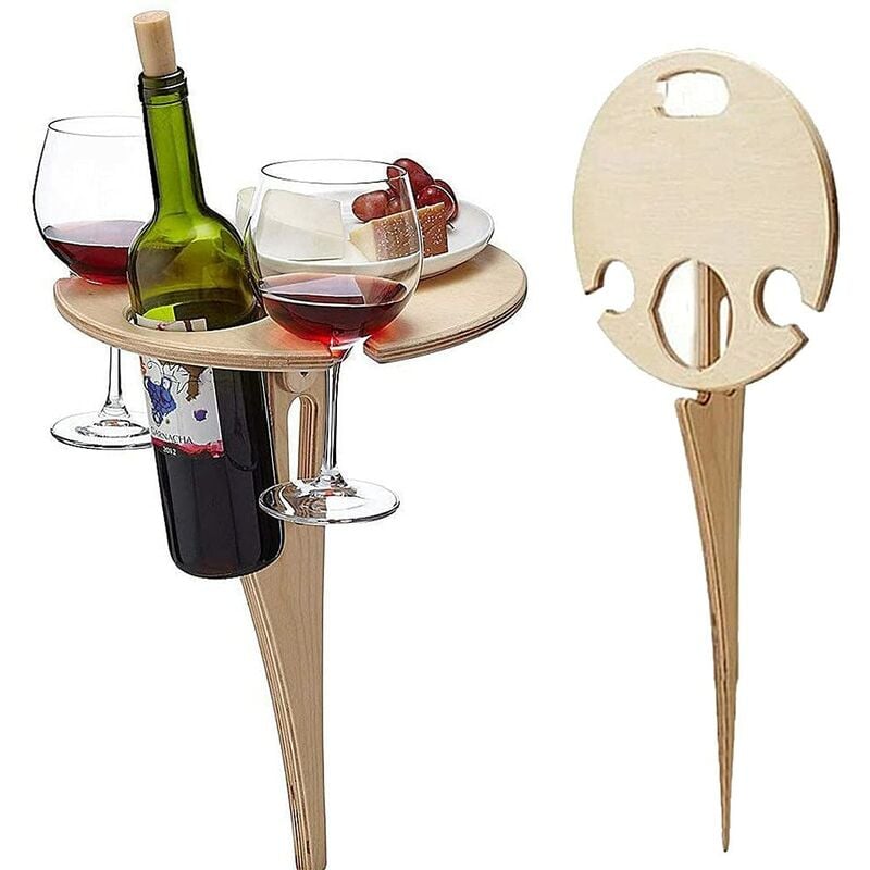 Utomhus bärbart DIY hopfällbart bord för vin