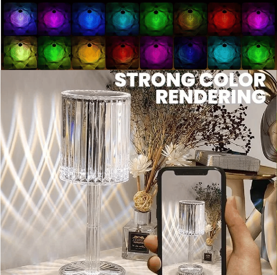 Touch Control Gatsby Crystal Lamp