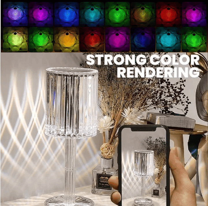 Touch Control Gatsby Crystal Lamp