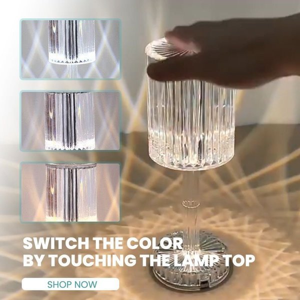 Touch Control Gatsby Crystal Lamp