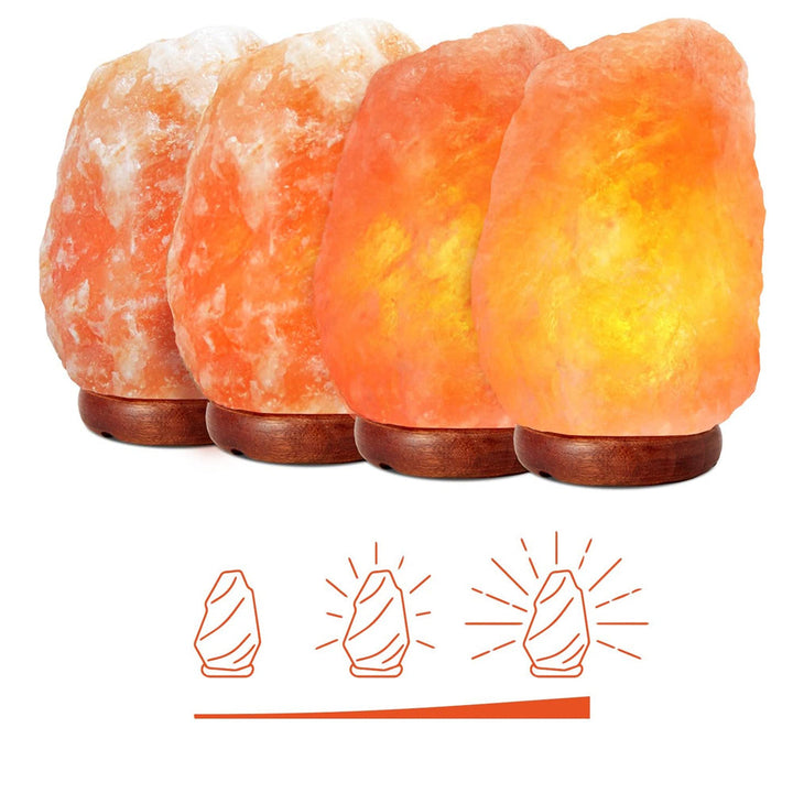 Himalayasaltlampa med dimmer