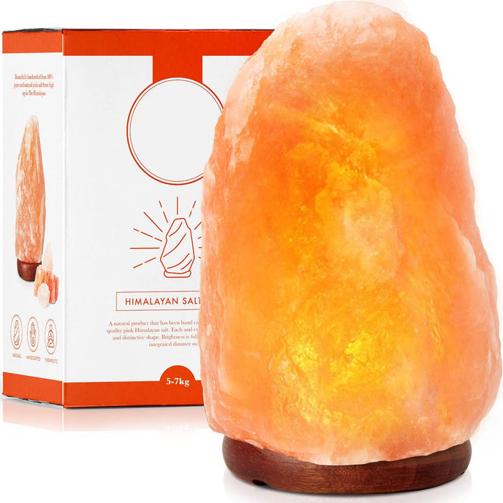 Himalayasaltlampa med dimmer