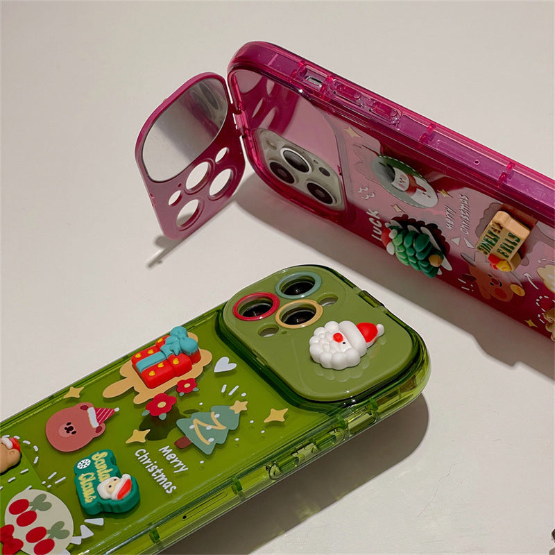 Julgran Hänge iPhone Fodral med Spegel