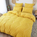 Chevron Plush Quilt Cover | 3 delar Set