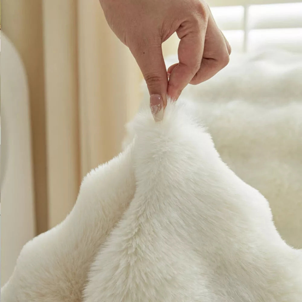 Faux Fur Recliner Sofföverdrag