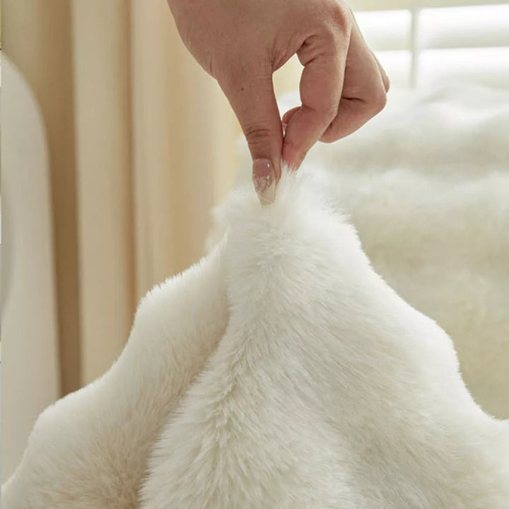Faux Fur Recliner Sofföverdrag