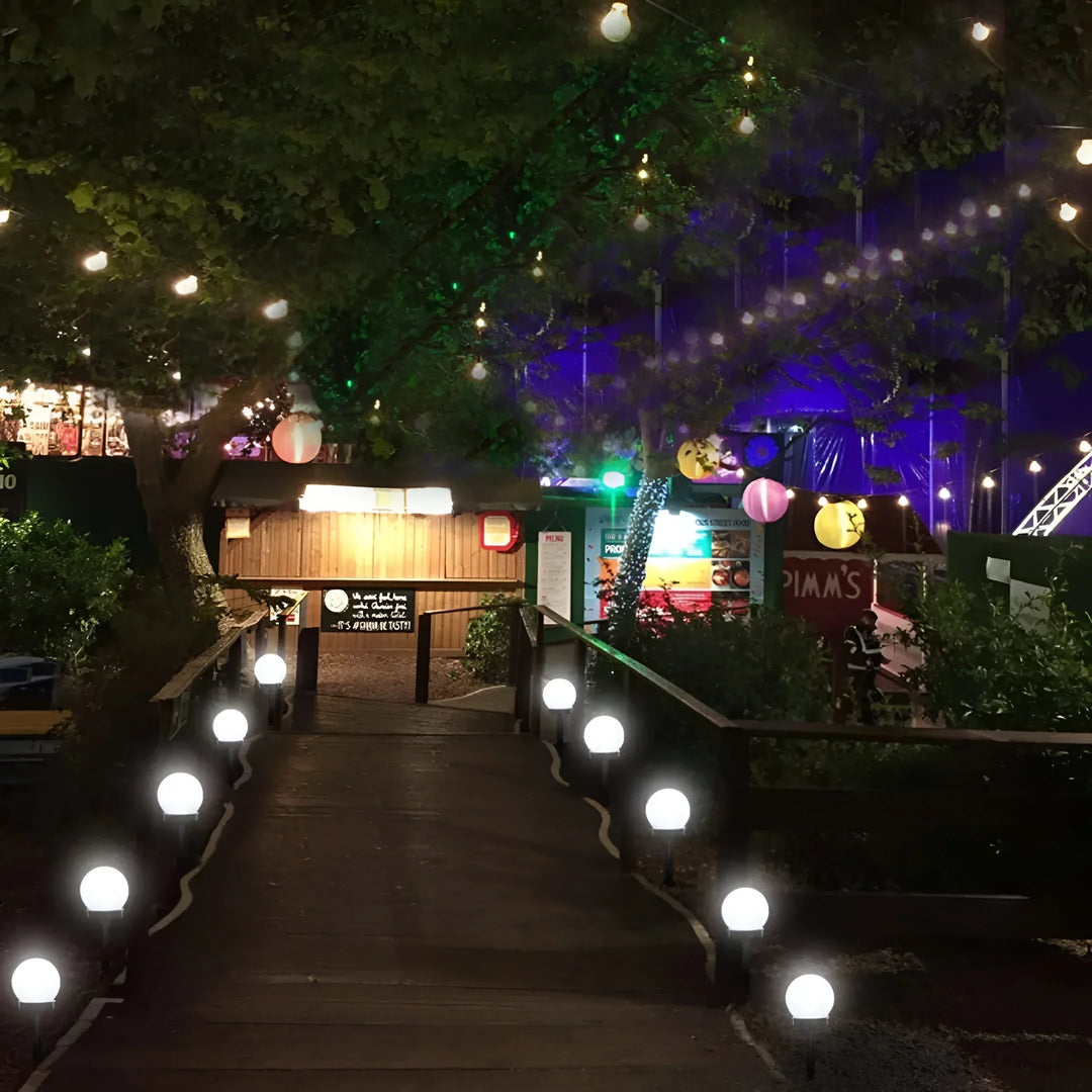 LumiGlobe – Set med 3 Vattentåliga Solvägslampor