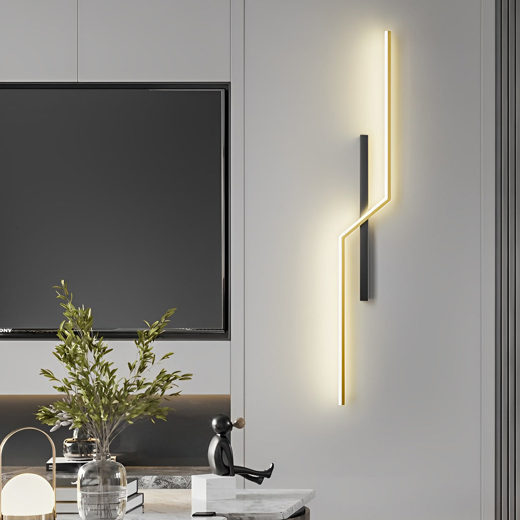Lines Kreativ LED Modern Minimalistisk Vägglampa Dekorativa Vägglampor Belysning