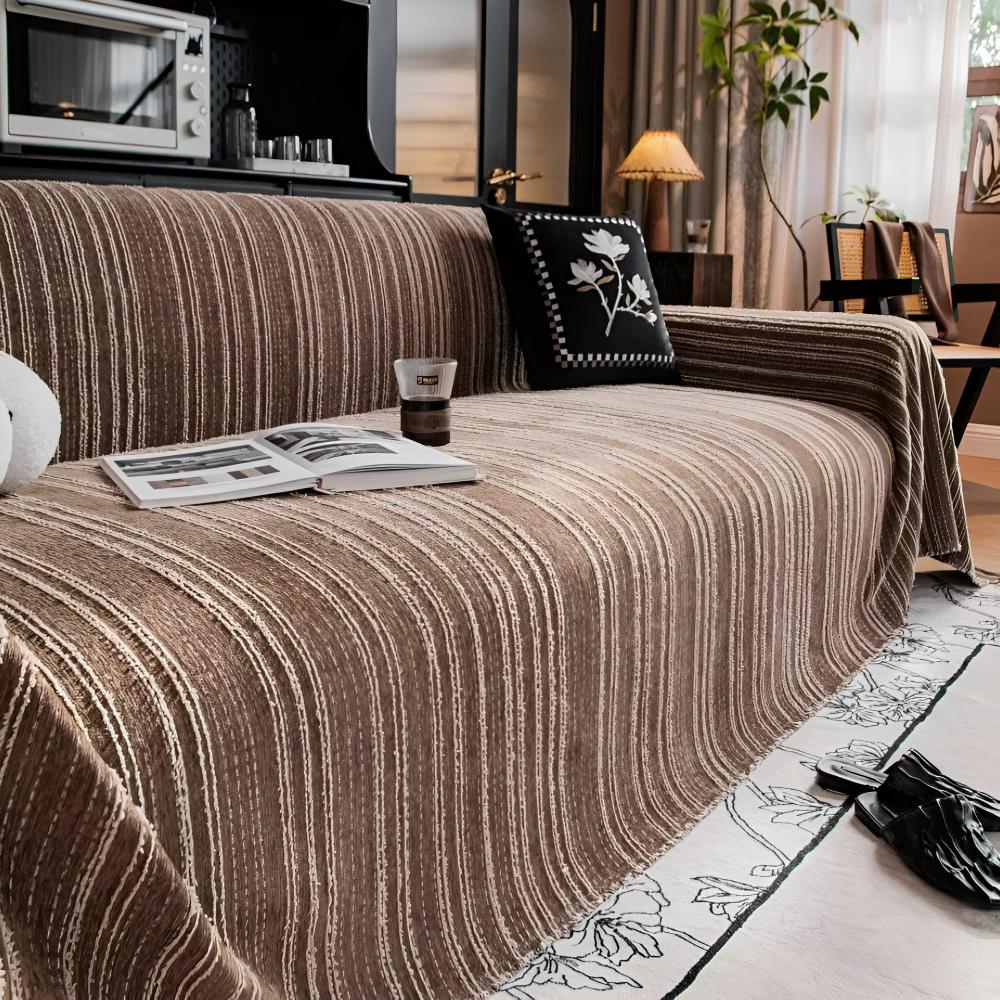 Regal Stripes Chenille Sofföverdrag
