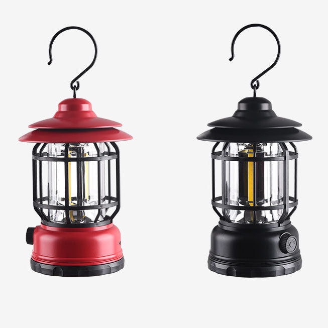 Nutida industriell bärbar USB-uppladdningsbar campinglampa hästlampa för utomhusbruk