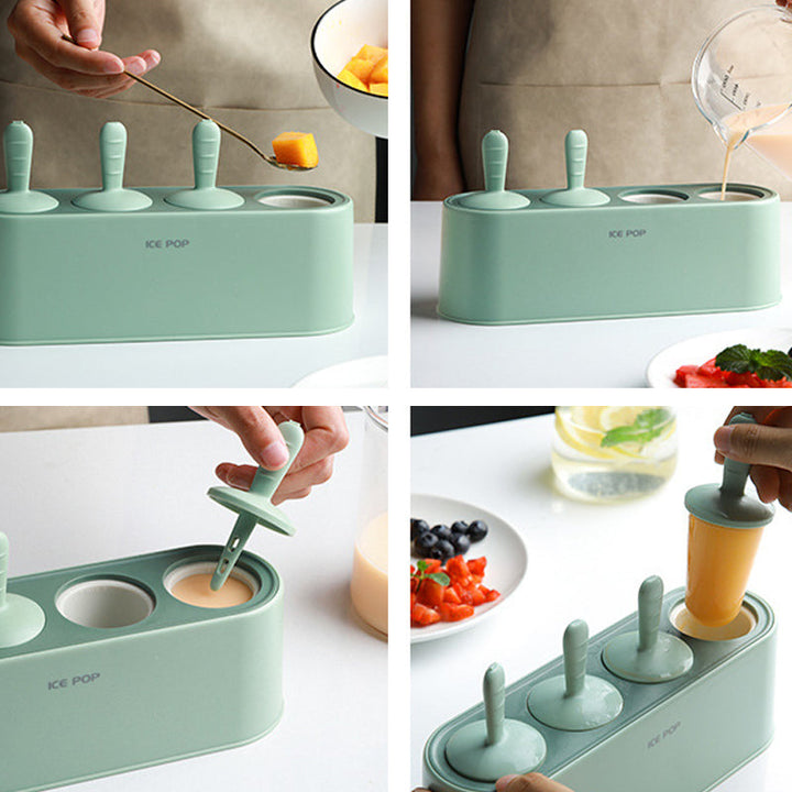 Silicone Glass på Pinne Glassform Set