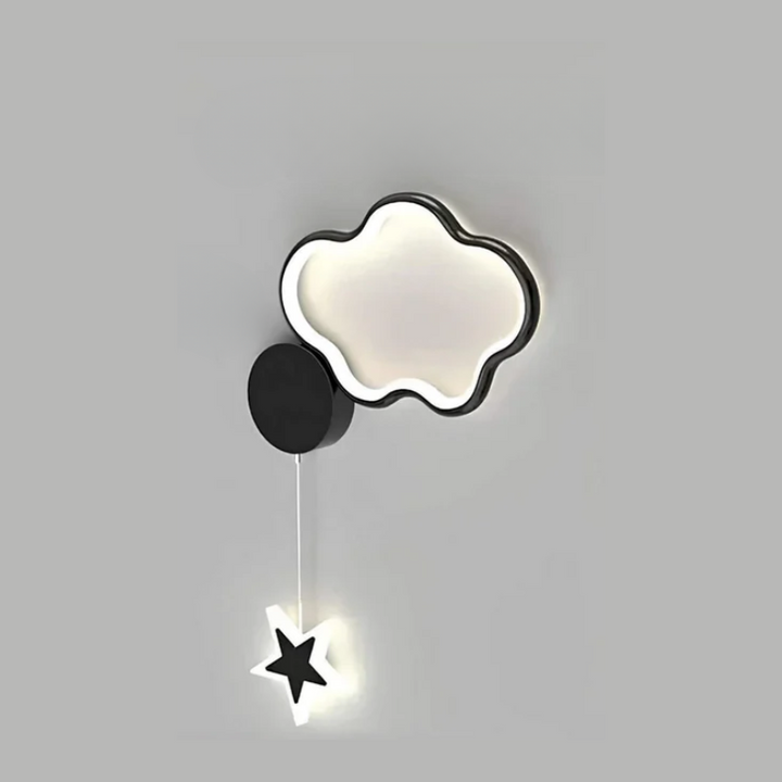 DreamLight | Magisk Vägglampa med Moln, Stjärnor och Måne
