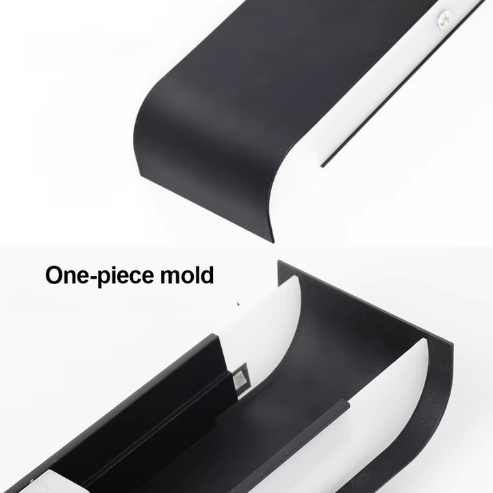 Nordisk LED Vägglampa - Modern Borstad Aluminium Inomhus Vägglampa
