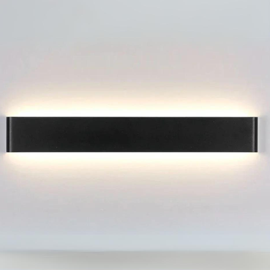 Nordisk LED Vägglampa - Modern Borstad Aluminium Inomhus Vägglampa