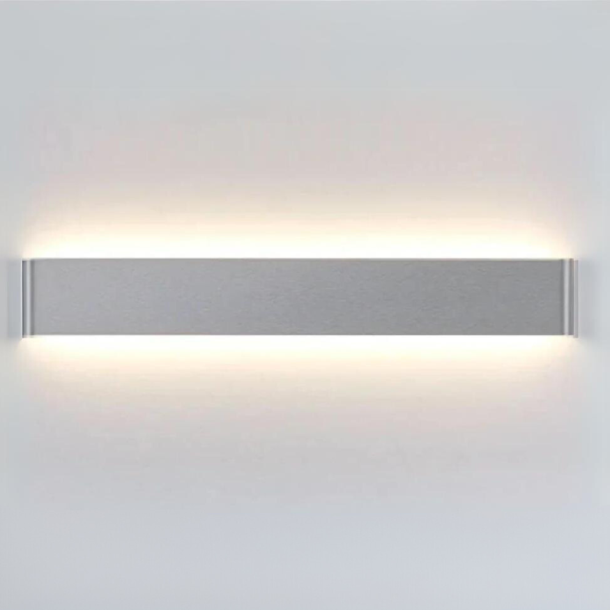 Nordisk LED Vägglampa - Modern Borstad Aluminium Inomhus Vägglampa