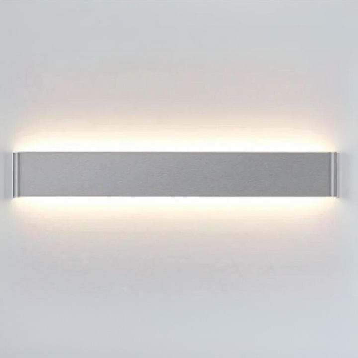 Nordisk LED Vägglampa - Modern Borstad Aluminium Inomhus Vägglampa