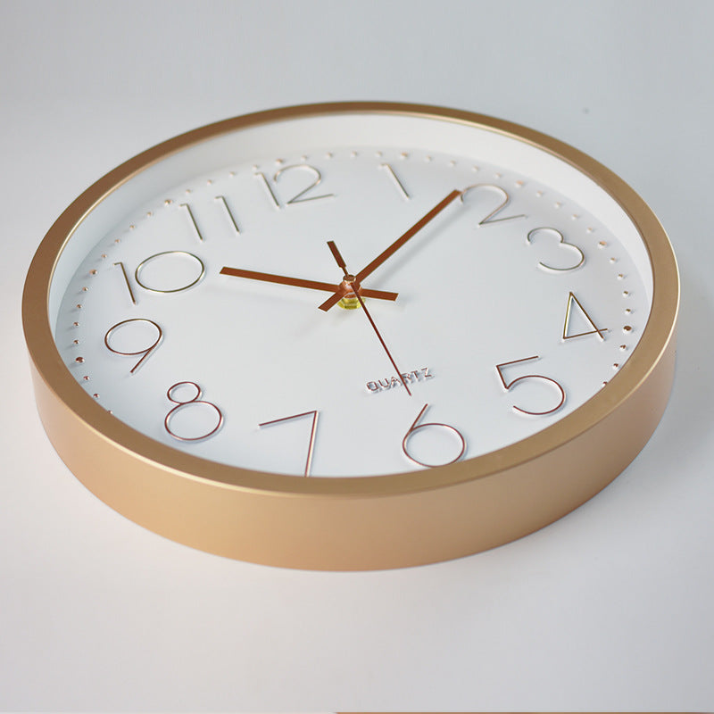 Enkel Design 3D Tyst Klassrum Väggklocka 30 cm