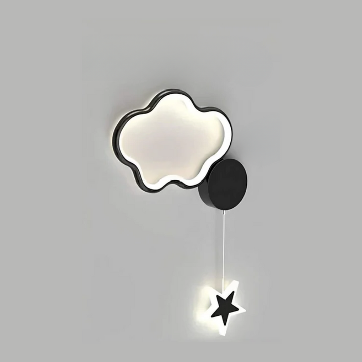 DreamLight | Magisk Vägglampa med Moln, Stjärnor och Måne
