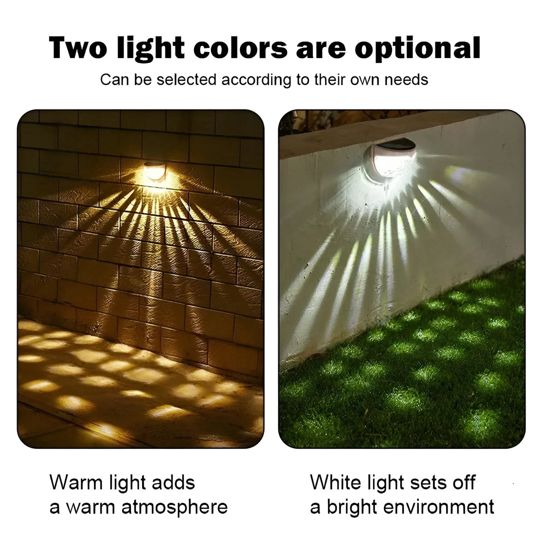 LumiWall – Solenergi Trädgårdsvägglampa