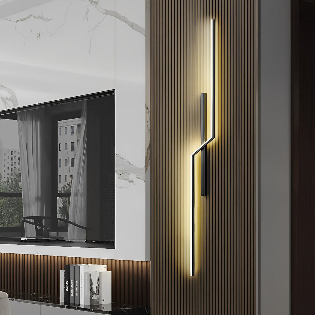 Lines Kreativ LED Modern Minimalistisk Vägglampa Dekorativa Vägglampor Belysning