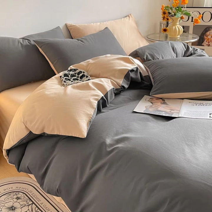 Lustova Bomull Duvet Täckning | 3-delars Set