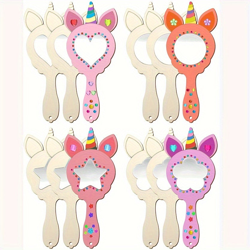 WhimsyReflections - DIY Enhörningsspegel med Handmålad Design