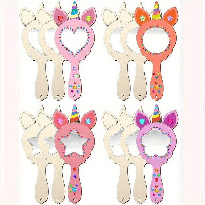 WhimsyReflections - DIY Enhörningsspegel med Handmålad Design