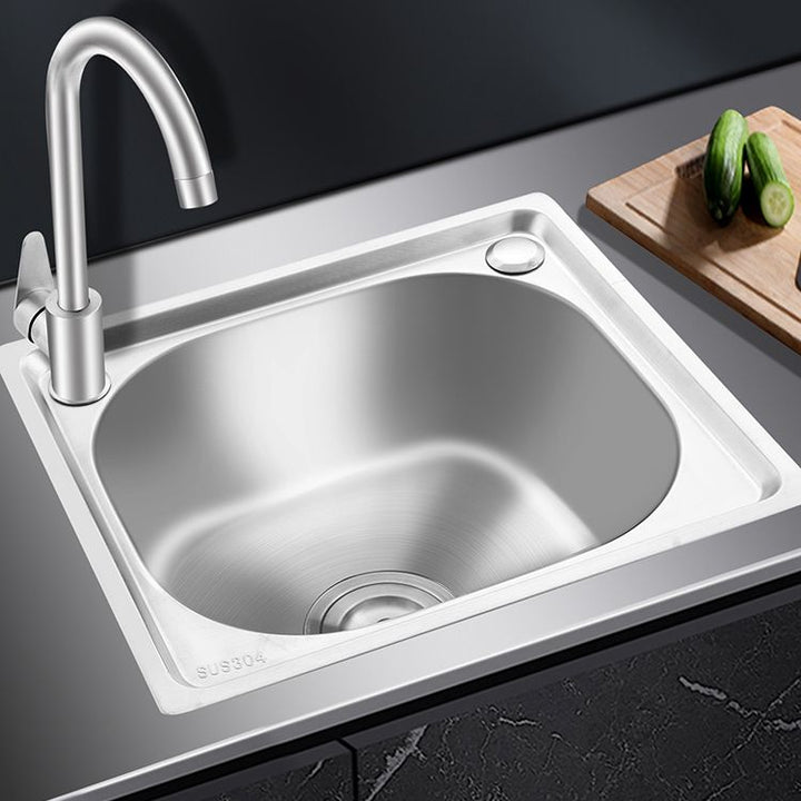 Modern bar prep spegel rostfritt stål med kran arbetsstation strip