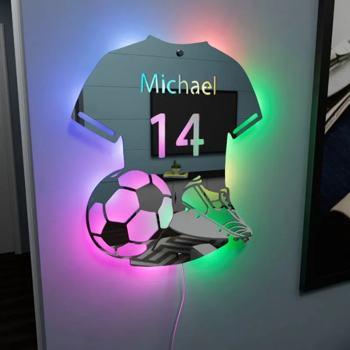 MirrorJersey | Justerbar LED Spegeltröja