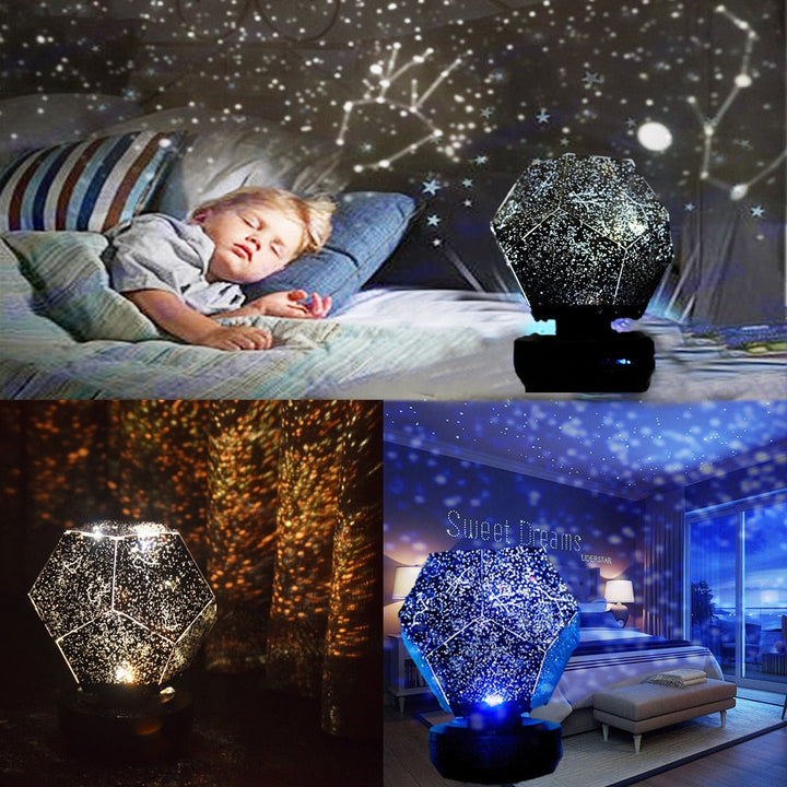 Stjärnprojektor LED Galax Nattljus