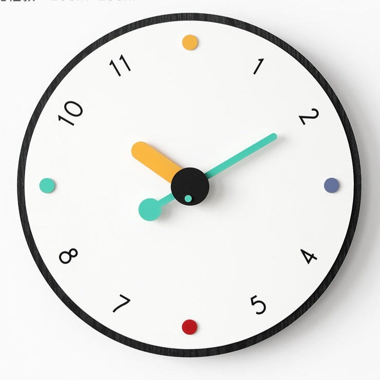 Konstnärlig Minimalistisk Tyst Vägg Dekorativ Klocka