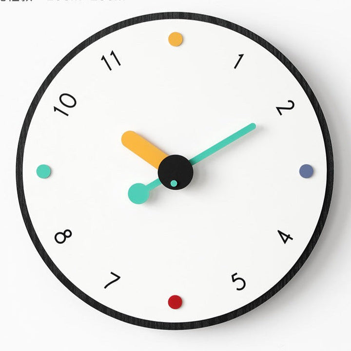 Konstnärlig Minimalistisk Tyst Vägg Dekorativ Klocka