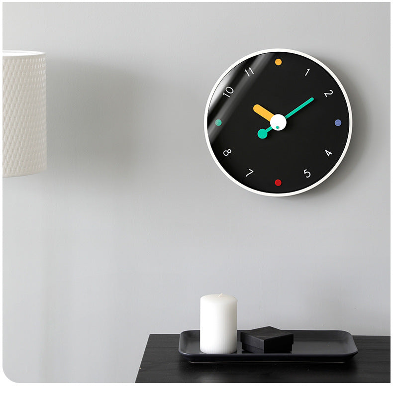 Konstnärlig Minimalistisk Tyst Vägg Dekorativ Klocka