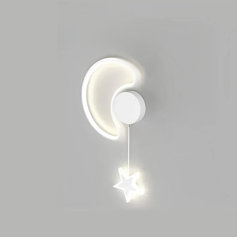 DreamLight | Magisk Vägglampa med Moln, Stjärnor och Måne