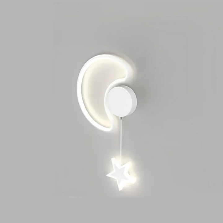 DreamLight | Magisk Vägglampa med Moln, Stjärnor och Måne