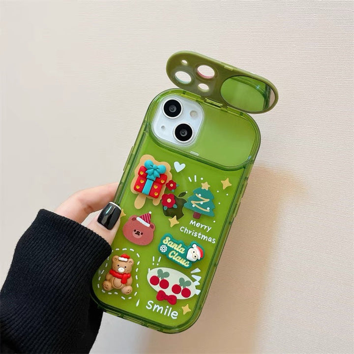 Julgran Hänge iPhone Fodral med Spegel