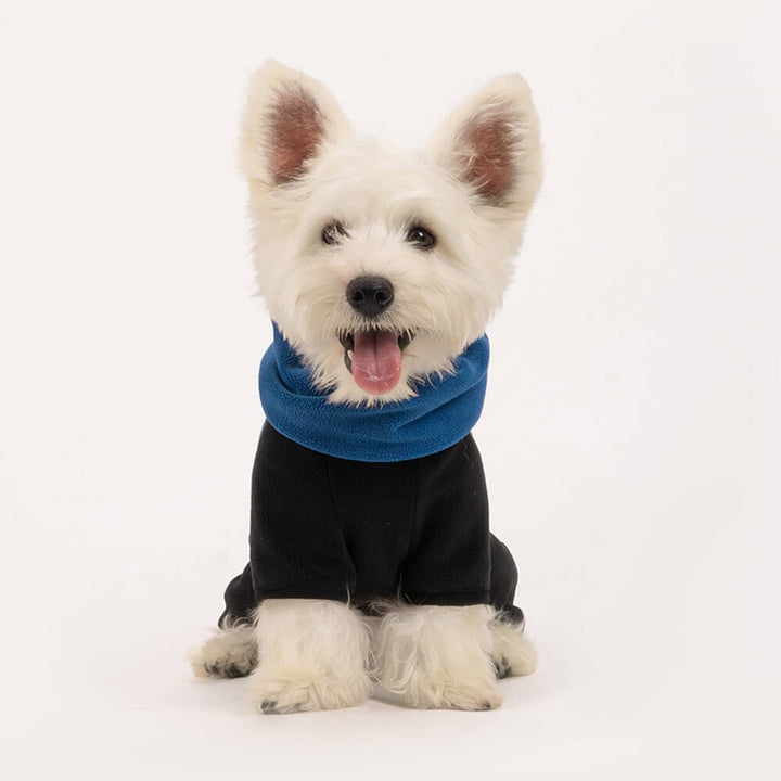 Full Protection Polar Fleece Hundoverall med Avtagbar Krage