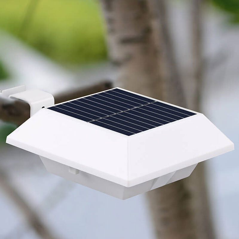 Solenergi UFO-formad design staketlampa LED utomhus vägglampa