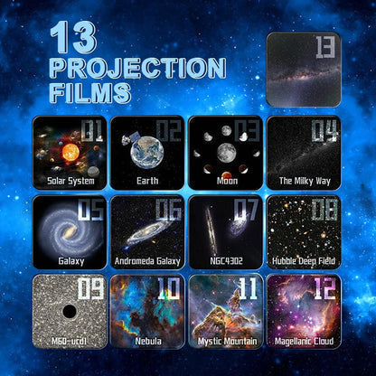 13-i-1 Galaxy Nattlampa &amp; Projektor – Orion
