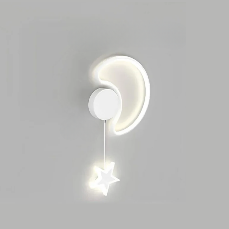 DreamLight | Magisk Vägglampa med Moln, Stjärnor och Måne