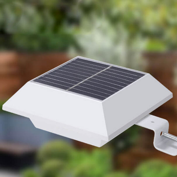 Solenergi UFO-formad design staketlampa LED utomhus vägglampa