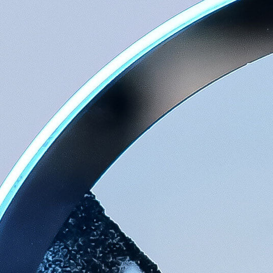 Kreativ Rund Timglas Quicksand 3D LED Nattlampa Bordslampa